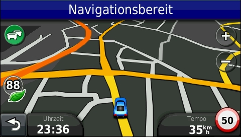 GARMIN Dezl 560 - Karte im Nacht-Modus