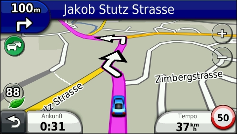 GARMIN Dezl 560 - Navigationsanweisung