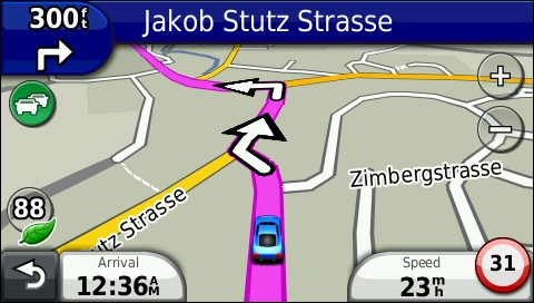 GARMIN Dezl 560 - Direction