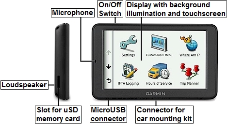 Overview of the GARMIN Dezl 560
