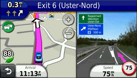 GARMIN Dezl 560 - Lane Assistant