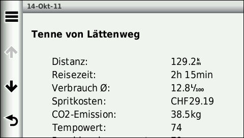 GARMIN Dezl 560 - Streckenuebersicht (1 von 2)