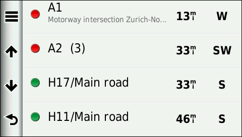 GARMIN Dezl 560 - Traffic Messages