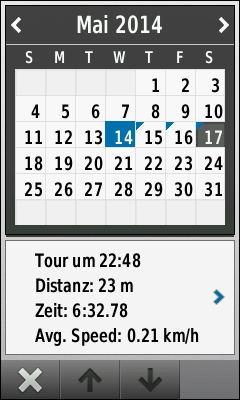 GARMIN Edge 1000 - Kalender