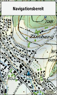 GARMIN Edge 1000 - Map (pattern view)