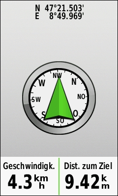 GARMIN Edge 1000 - Kompass