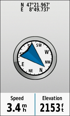 GARMIN Edge 1000 - Compass