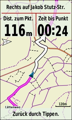 GARMIN Edge 1000 - Navigationsanweisung