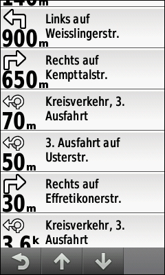 GARMIN Edge 1000 - Navigationsanweisungen
