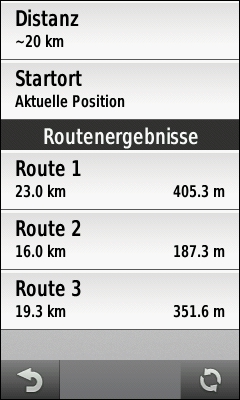 GARMIN Edge 1000 - Rundstrecken