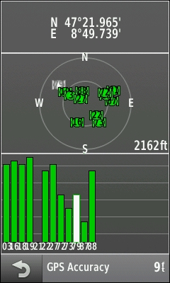 GARMIN Edge 1000 - Satellites
