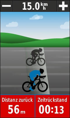 GARMIN Edge 1000 - Virtueller Partner