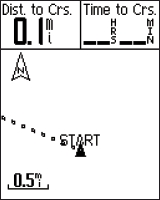 GARMIN Edge 500 map