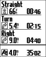 GARMIN Edge 500 navigation