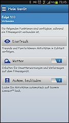 GARMIN Connect Mobile - Einstellungen
