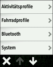 GARMIN Edge 510 Einstellungen (1 von 2)