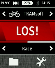 GARMIN Edge 510 Hauptseite