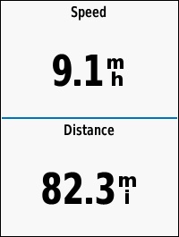 GARMIN Edge 520 Data Page - 2 Fields