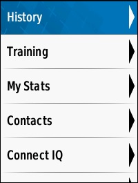 GARMIN Edge 520 Settings (1 of 2)