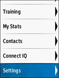 GARMIN Edge 520 Settings (2 of 2)