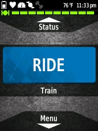 GARMIN Edge 520 Main Page