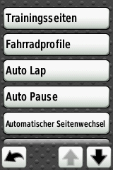GARMIN Edge 800 Fahrrad-Einstellungen (1 von 2)