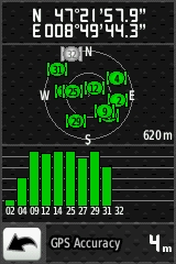 GARMIN Edge 800 Satellites