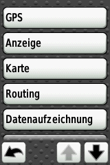 GARMIN Edge 800 System-Einstellungen (1 von 2)