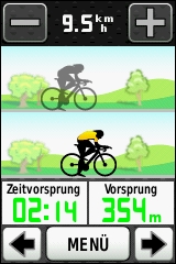 GARMIN Edge 800 Virtueller Partner