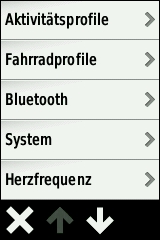 GARMIN Edge 810 Einstellungen (1 von 2)