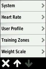 GARMIN Edge 810 Settings (2 of 2)
