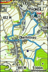 GARMIN Edge 810 Karte (Vektor-Darstellung)