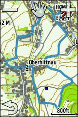 GARMIN Edge 810 Map (vector view)