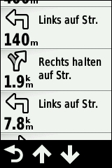 GARMIN Edge 810 Navigationsanweisungen