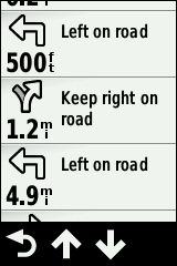 GARMIN Edge 810 Directions