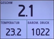 GARMIN epix - 3 Datenfelder