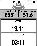 GARMIN etrex 10 - Trip Computer (grosse Schrift)