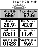 GARMIN etrex 10 - Trip Computer (kleine Schrift)