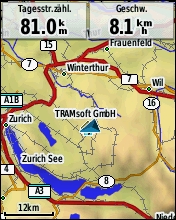 GARMIN etrex 30 - Grundkarte - Beispiel Schweiz