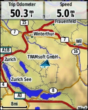 GARMIN etrex 30 - Base Map - Example Switzerland