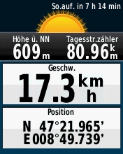 GARMIN etrex 30 - Trip Computer (grosse Schrift)