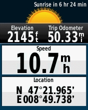 GARMIN etrex 30 - Trip Computer (large font)