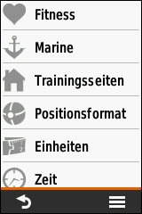 GARMIN eTrex Touch 25/35 - Einstellungen (3 von 4)