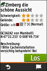 GARMIN eTrex Touch 25/35 - Geocache