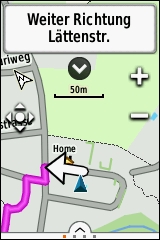 GARMIN eTrex Touch 25/35 - Navigationsanweisung
