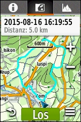 GARMIN eTrex Touch 25/35 - Track Karte
