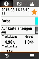 GARMIN eTrex Touch 25/35 - Track Zusammenfassung