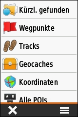 GARMIN eTrex Touch 25/35 - Zieleingabe (1 von 4)