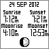 GARMIN fenix Sun / Moon Constallation