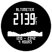 GARMIN fenix 2 Altitude / Elevation Profile
